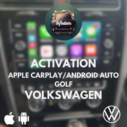 Activation CarPlay & Android Auto Golf - Volkswagen MST2 Delphi Technisat