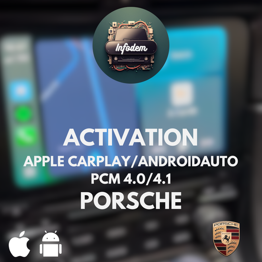 Activation Apple CarPlay & Android Auto - Porsche PCM 4/4.1