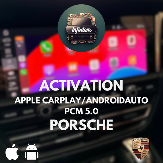 Activation Apple CarPlay & Android Auto - Porsche PCM 5