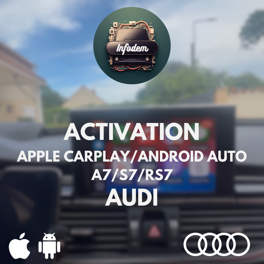 Activation Apple CarPlay & Android Auto - Audi A7 / S7 / RS7