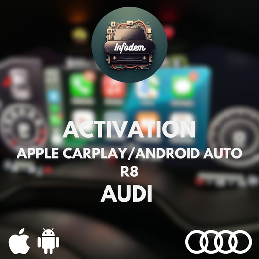 Activation Apple CarPlay & Android Auto - Audi R8